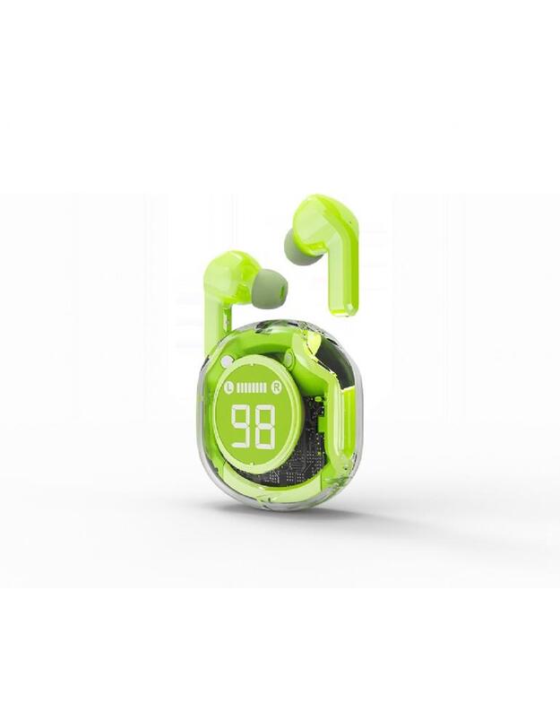HEADSET BLUETOOTH/GREEN TWST-01-G GEMBIRD