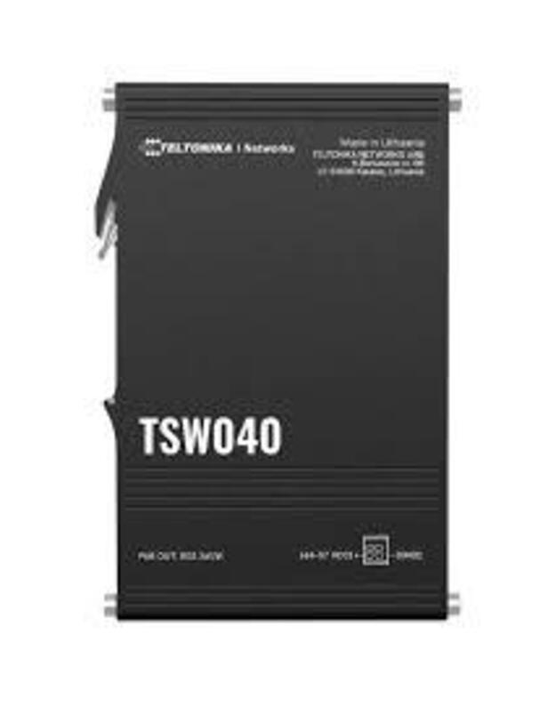 Switch|TELTONIKA|TSW040|8xRJ45|PoE+ ports 8|240 Watts|TSW040