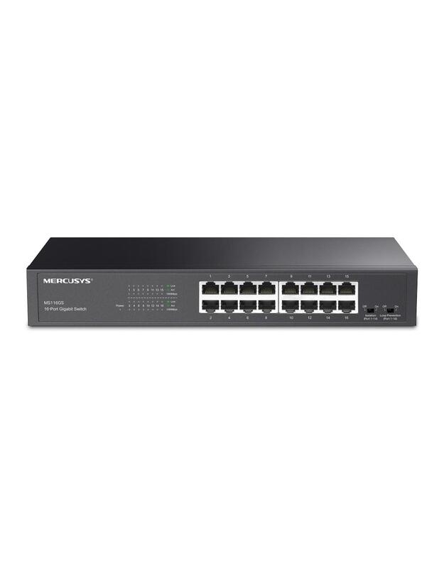NET SWITCH 16PORT 10/100/1000M/MS116GS MERCUSYS
