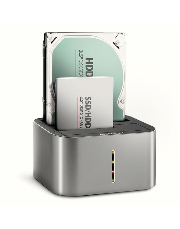 SSD ACC DOCK STATION USB-C/2.5 /3.5  SATA ADSA-DC AXAGON