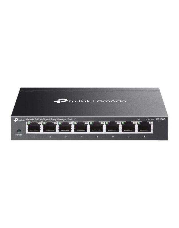 NET SWITCH 8PORT 10/100/1000M/OMADA ES208G TP-LINK