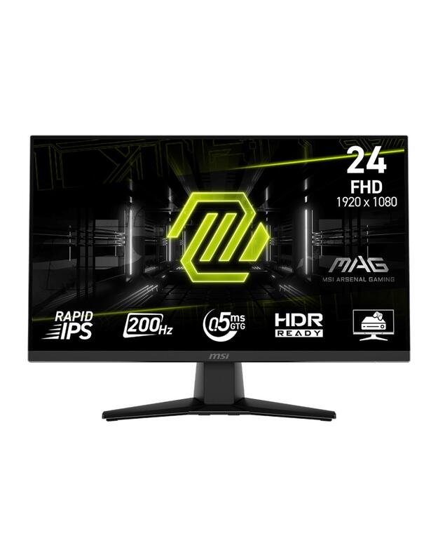 LCD Monitor|MSI|MAG 242F|23.8 |Gaming|Matte|Panel IPS|1920x1080|16:9|200Hz|0.5 ms|Colour Black|MAG242F