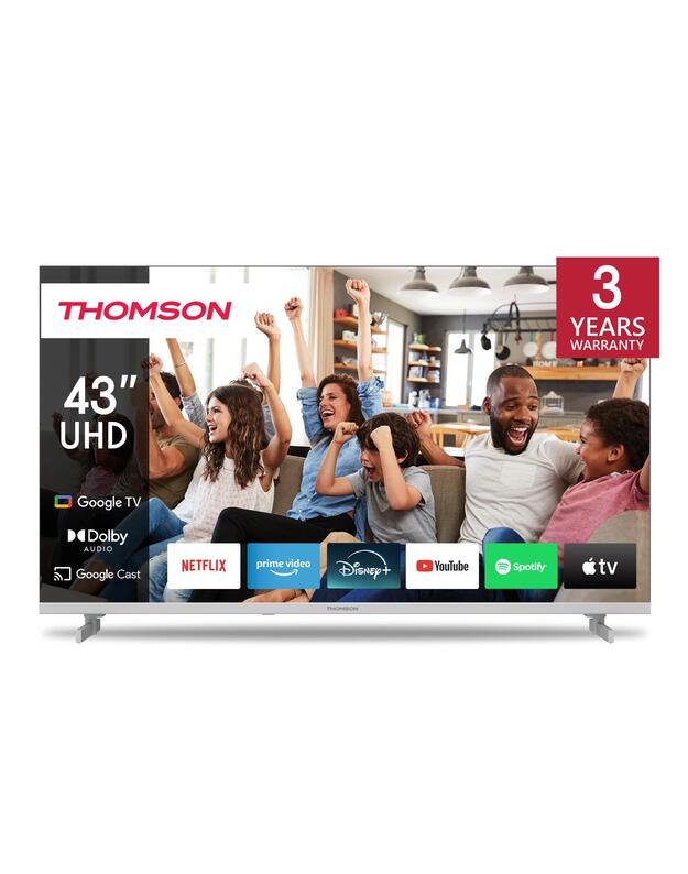 TV SET LCD 43  QLED 4K/WHITE 43UG4S14W THOMSON