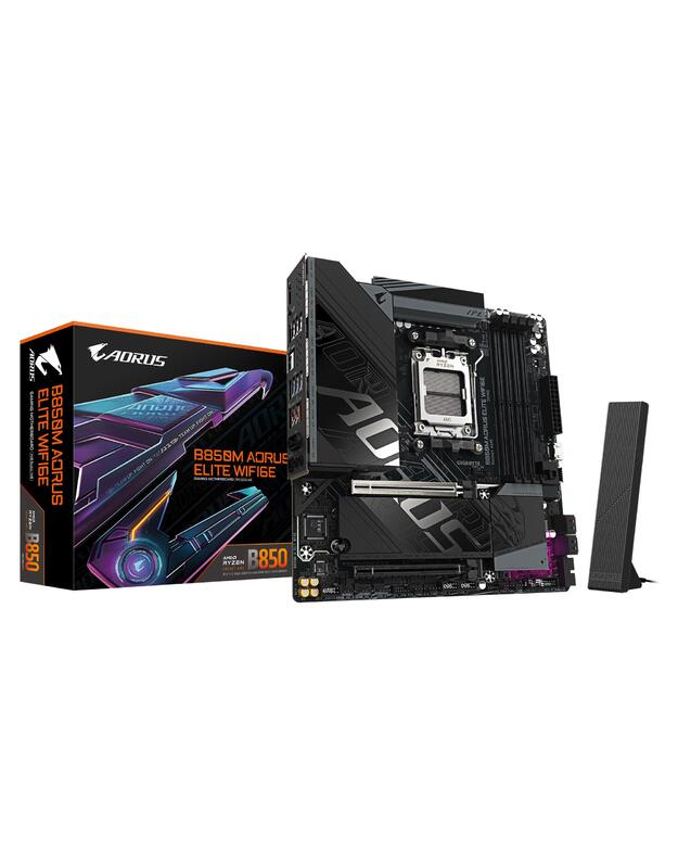 Mainboard|GIGABYTE|AMD B850|SAM5|Micro-ATX|Memory DDR5|Memory slots 4|B850MAELTWF6E1.1