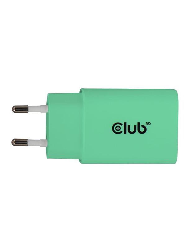 MOBILE CHARGER WALL USB-C/2PK 30W GREEN CAC-3024 CLUB3D