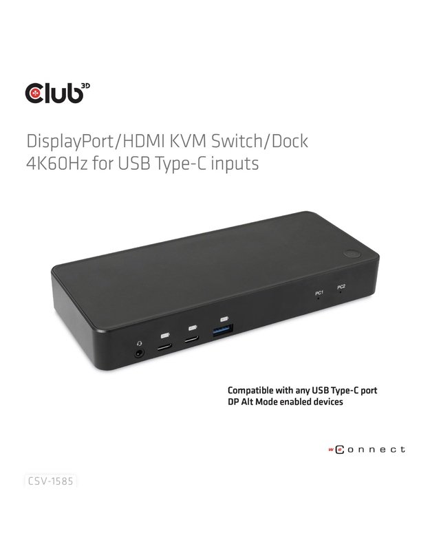 NB ACC DOCKING STATION/USB-C 120W CSV-1585 CLUB3D