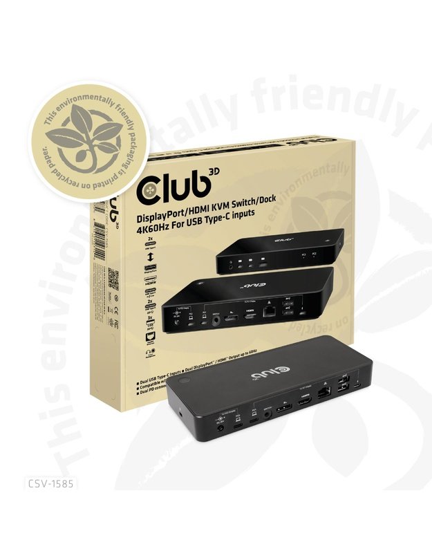 NB ACC DOCKING STATION/USB-C 120W CSV-1585 CLUB3D