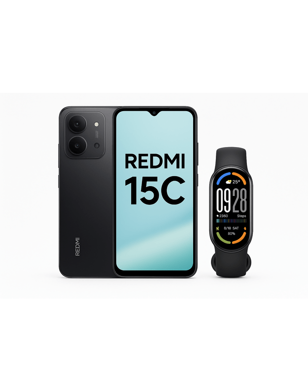 Xiaomi Redmi 15C + Gift (Smart Band 10 bracelet), black