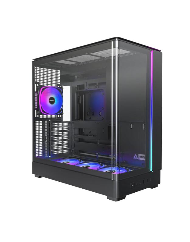Case|MONTECH|micro ATX/Mini-ITX|Black|Midi Tower|PC|KING 45 PRO|KING45PRO(B)