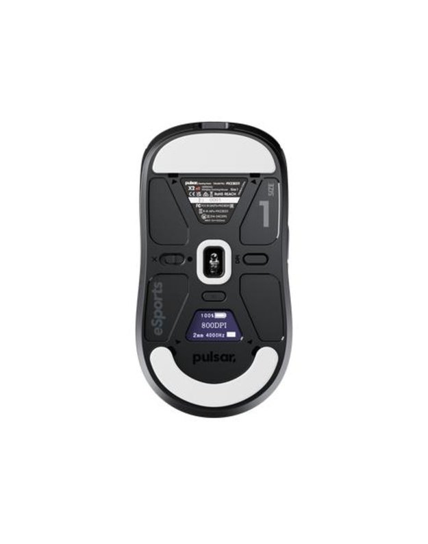 MOUSE USB OPTICAL WRL X2 V3/ES SIZE1 BLACK PX23ES11 PULSAR