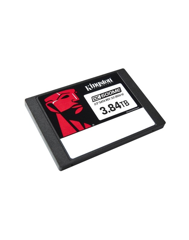 SSD|KINGSTON|3840 GB|Serial ATA III|2.5 |Write speed 530 MB/s|7008xTBW rating|MTBF 2000000 h|Read speed 560 MB/s|SEDC600ME/3840G