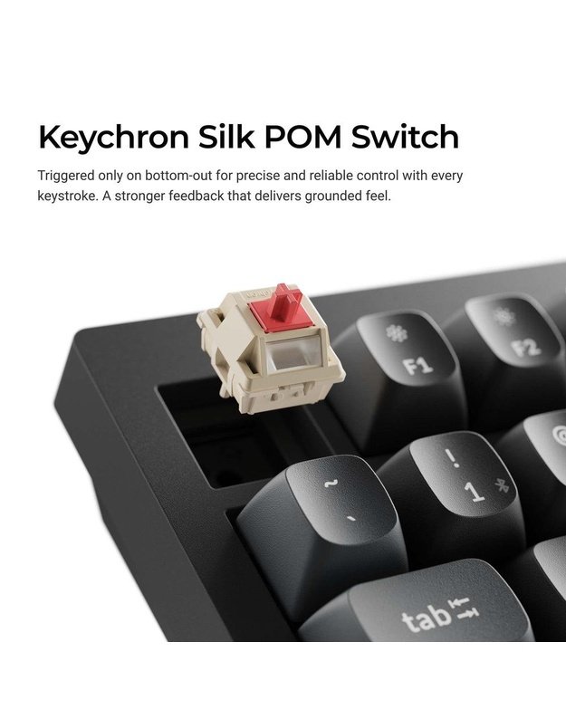 Belaidė klaviatūra Keychron V1 Ultra, juoda (V1U-D3)