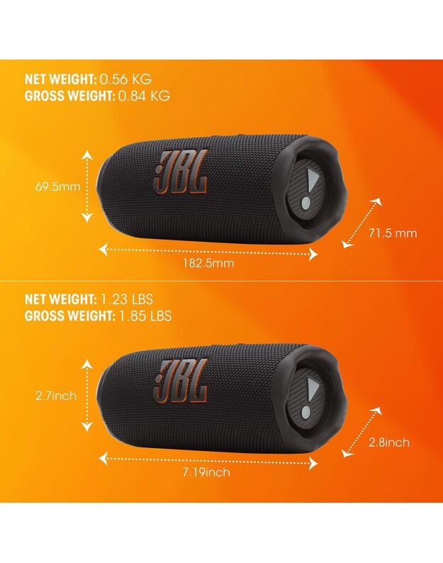 JBL Flip 7 BT Speaker, juoda 9