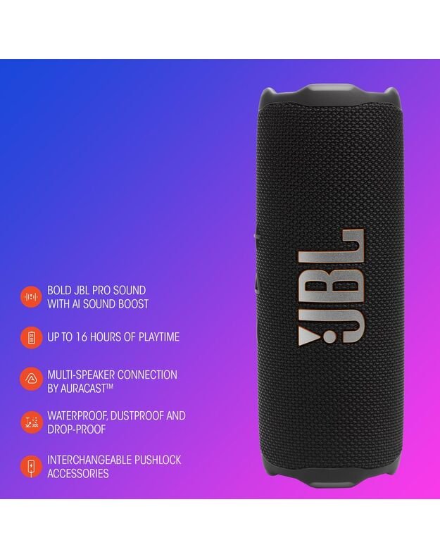 JBL Flip 7 BT Speaker, juoda 10