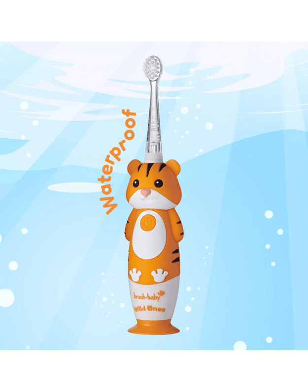 Elektrinis dantų šepetukas Brush baby WILDONES TIGER 3