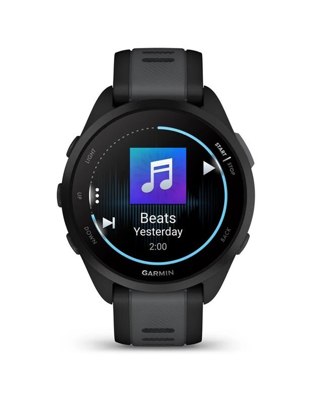 Garmin Forerunner 165 Music, juodas 2