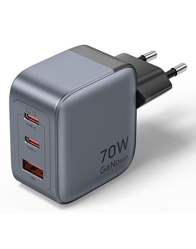 MOBILE CHARGER WALL 3PORT/70W FEXH0-EU VENTION