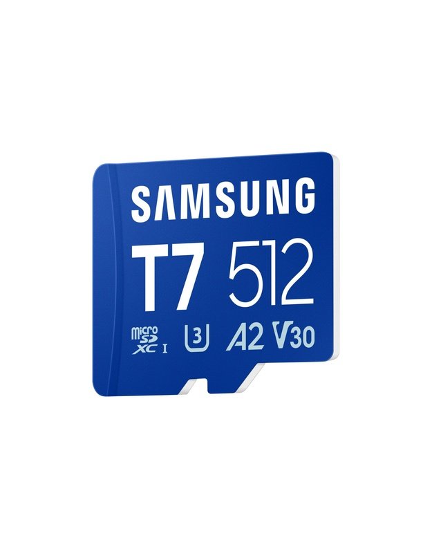 Atminties kortelė Samsung microSDXC T7 512GB V30 (MB-MB512T/WW)