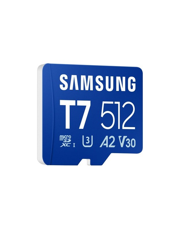 Atminties kortelė Samsung microSDXC T7 512GB V30 (MB-MB512T/WW)