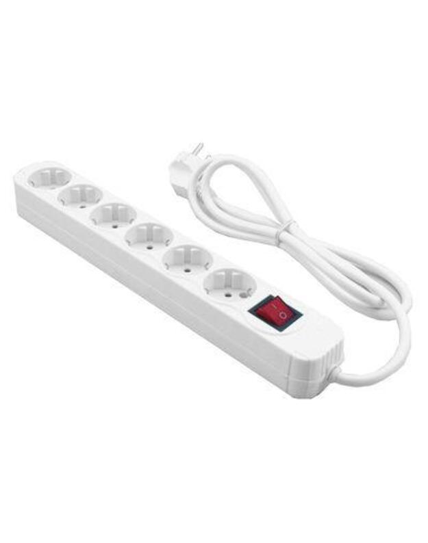 CABLE POWER EXTENSION 1.4M/6OUTL. MRCS206 MEDIARANGE