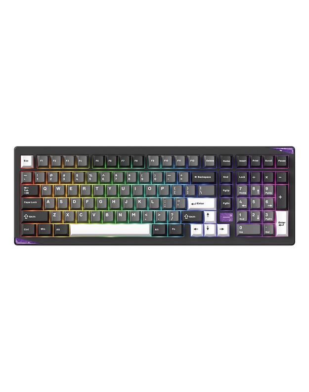 KEYBOARD WRL GEM 02 VIA/BLACK/SIL. 6978414650828 AKKO