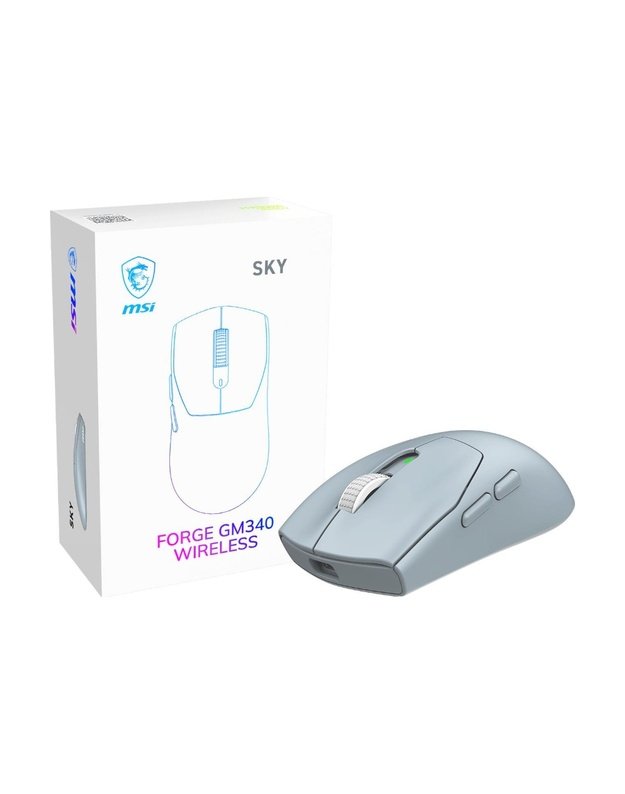 MOUSE USB OPTICAL WRL GAMING/FORGE GM340 WRL SKY MSI