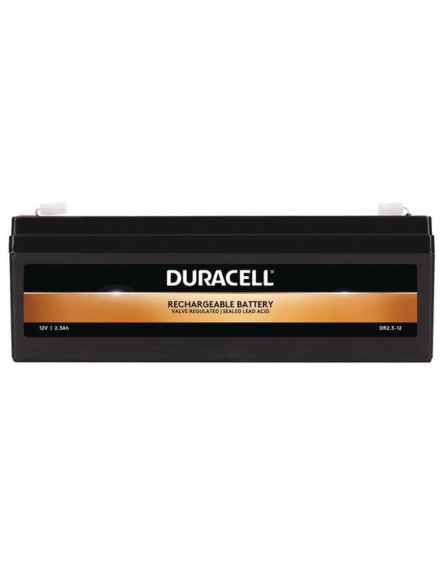 BATTERY 12V 2.3AH VRLA/DR2.3-12 DURACELL