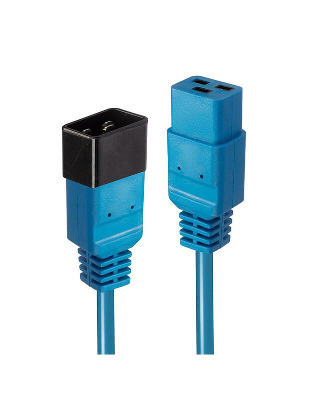 CABLE POWER IEC EXTENSION 3M/BLUE 30122 LINDY