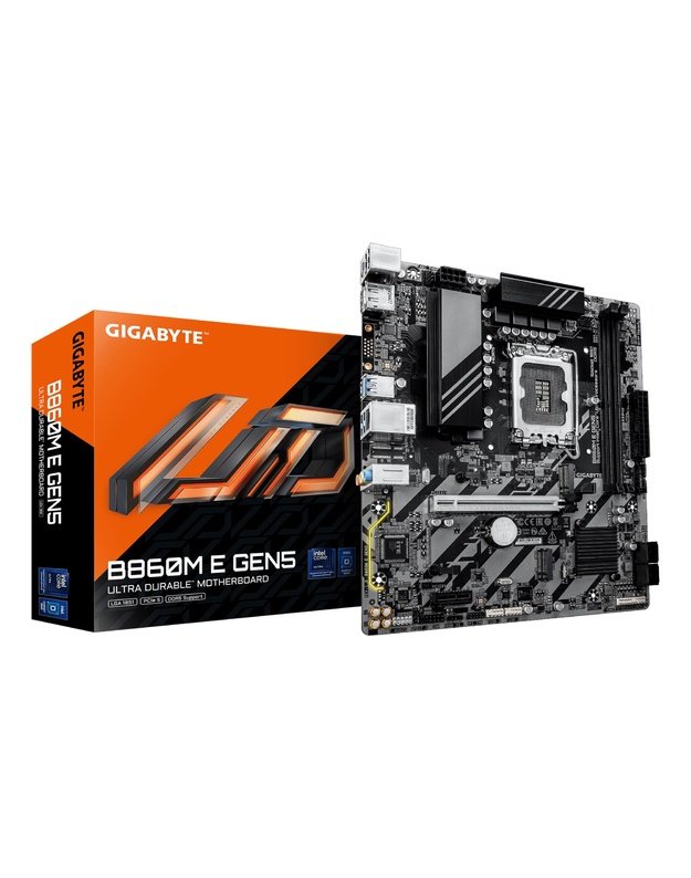 Mainboard|GIGABYTE|Intel B860|LGA 1851 (Socket V1)|micro ATX|RAM DDR5-SDRAM|2xSlots|2xNumber of M.2 (M) slots|B860MEGEN5