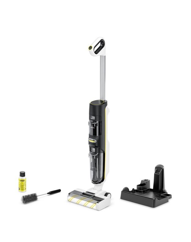 Vacuum Cleaner|KARCHER|FCV 4|Dry&wet|3-in-1 stick vacuum|White/Black|Bagless|Battery|1.056-131.0