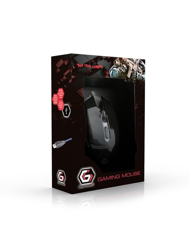 OPTINĖ USB ŽAIDIMŲ PELĖ/RED MUSG-001-R GEMBIRD