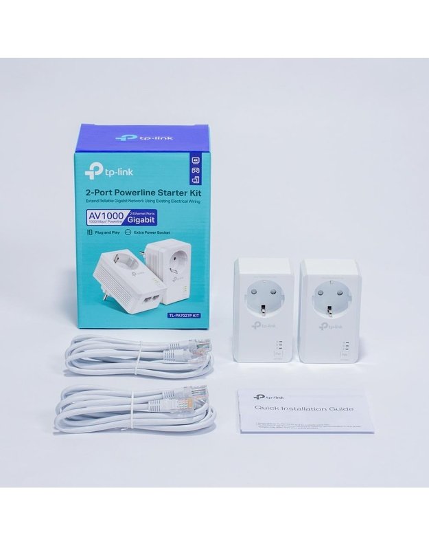 NET POWERLINE ADAPTER 1000MBPS/TL-PA7027P KIT TP-LINK
