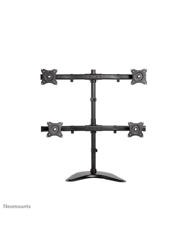 Monitoriaus stalinis laikiklis Neomounts 10–27", juodas (NM-D335D4BLACK)