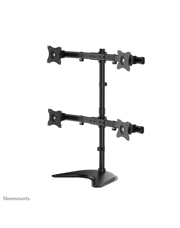 Monitoriaus stalinis laikiklis Neomounts 10–27", juodas (NM-D335D4BLACK)