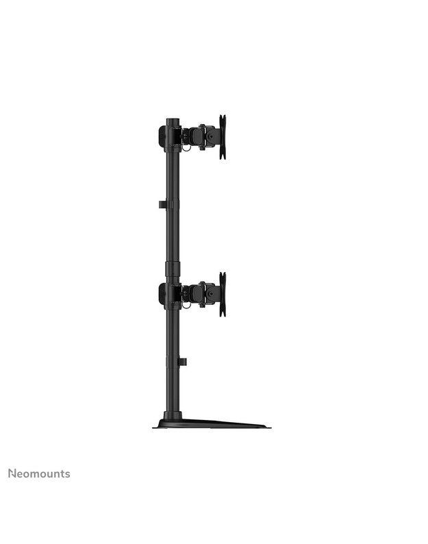 Monitoriaus stalinis laikiklis Neomounts 10–27", juodas (NM-D335D4BLACK)