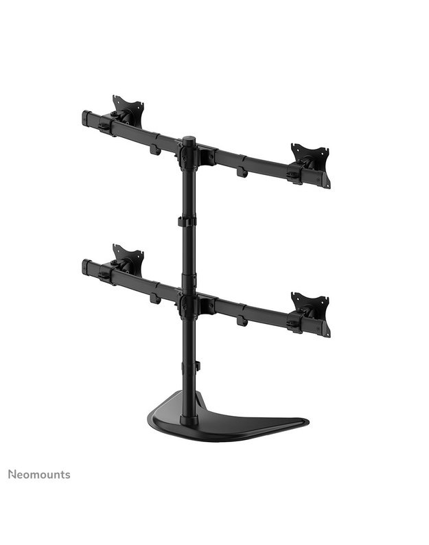 Monitoriaus stalinis laikiklis Neomounts 10–27", juodas (NM-D335D4BLACK)
