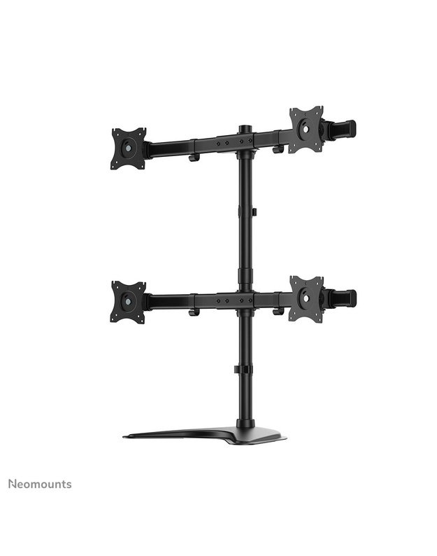 Monitoriaus stalinis laikiklis Neomounts 10–27", juodas (NM-D335D4BLACK)