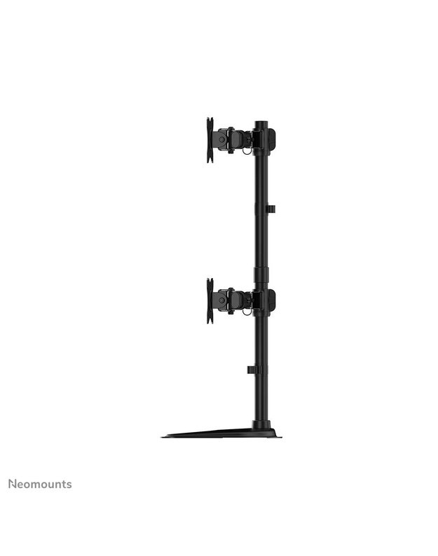 Monitoriaus stalinis laikiklis Neomounts 10–27", juodas (NM-D335D4BLACK)