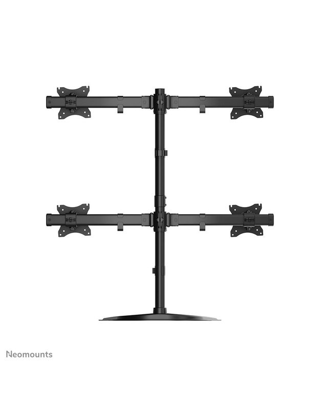 Monitoriaus stalinis laikiklis Neomounts 10–27", juodas (NM-D335D4BLACK)