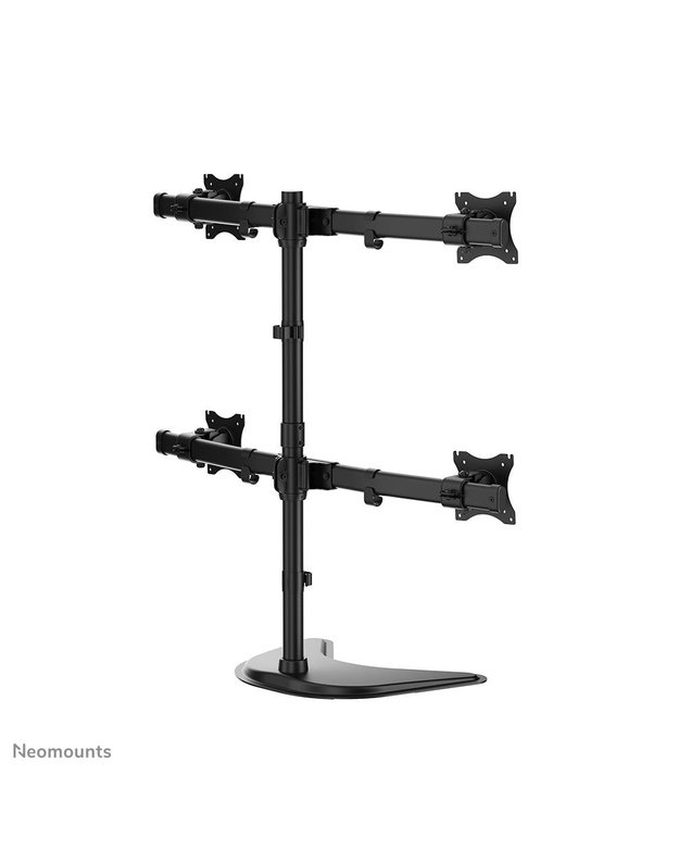 Monitoriaus stalinis laikiklis Neomounts 10–27", juodas (NM-D335D4BLACK)