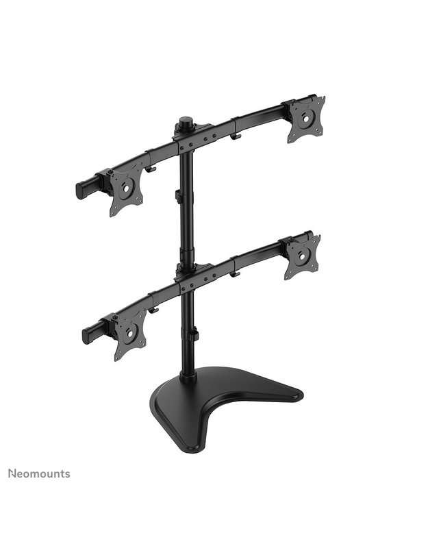 Monitoriaus stalinis laikiklis Neomounts 10–27", juodas (NM-D335D4BLACK)