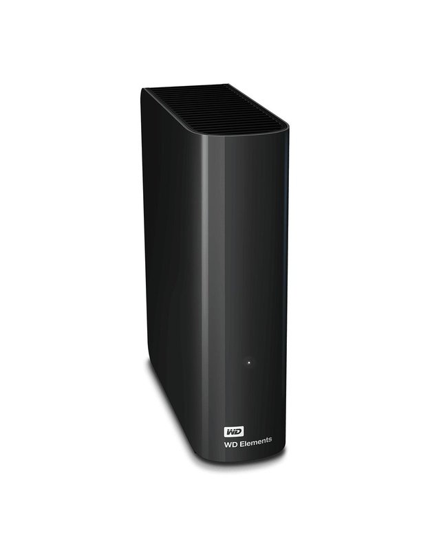 Išorinis kietasis diskas WD Elements Desktop 16TB USB 3.0, juodas (WDBWLG0160HBK-EESN)