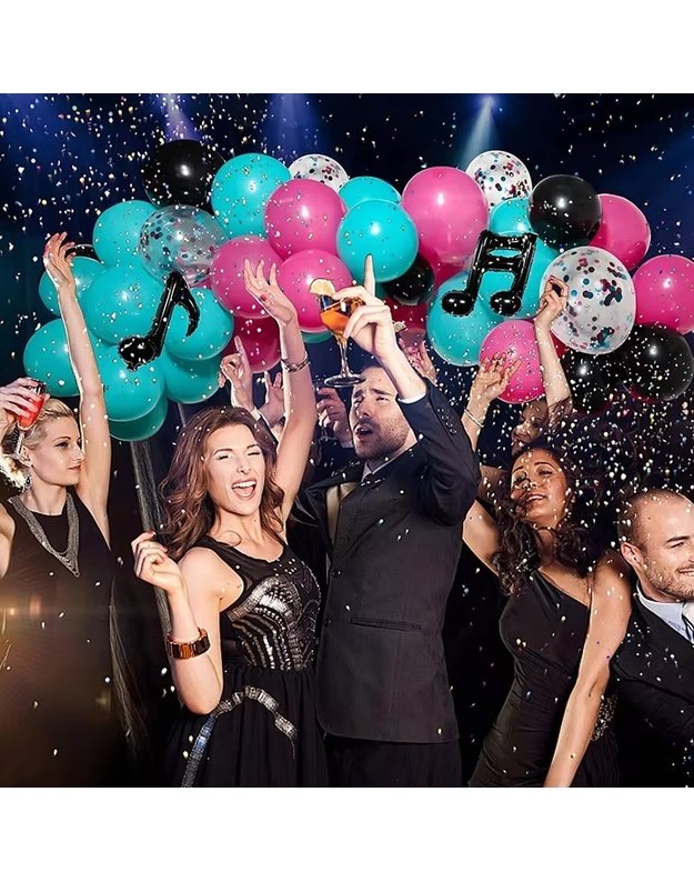 Music Theme balionų rinkinys (124 vnt) 5