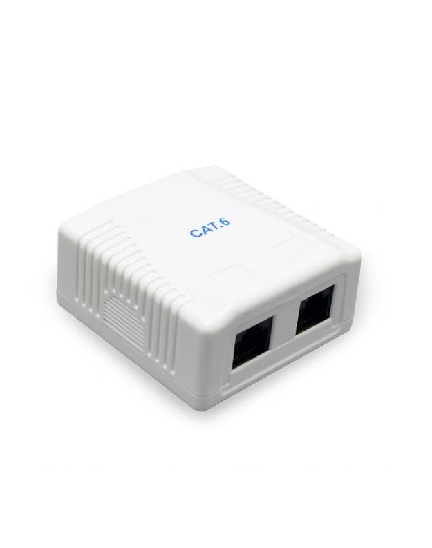 CABLE ACC MOUNT BOX CAT6 UTP/2P NCAC-2U6-01 GEMBIRD