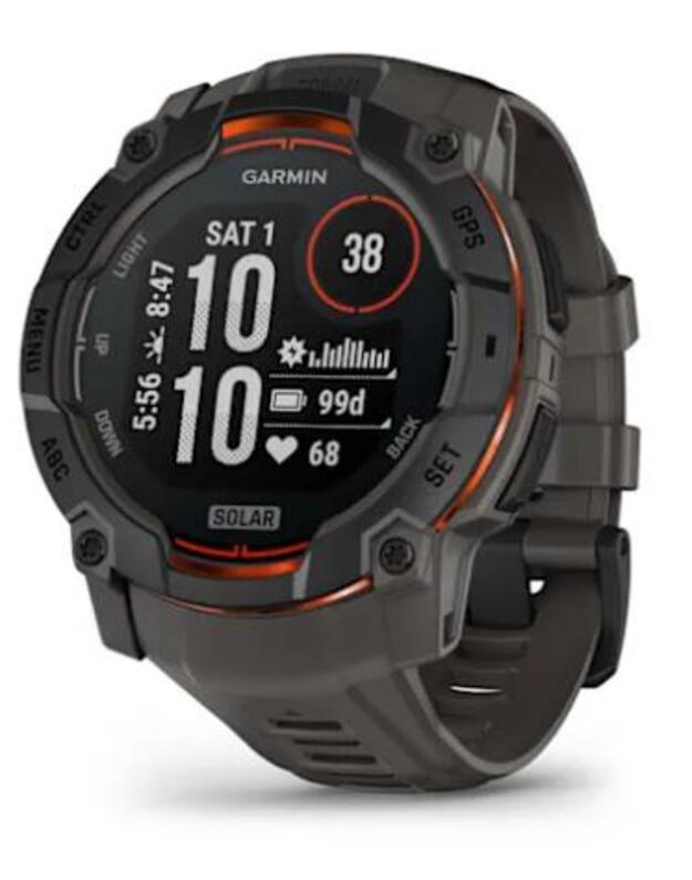 SMARTWATCH INSTINCT 3 SOLAR/BLK/CHARC 010-02935-00 GARMIN