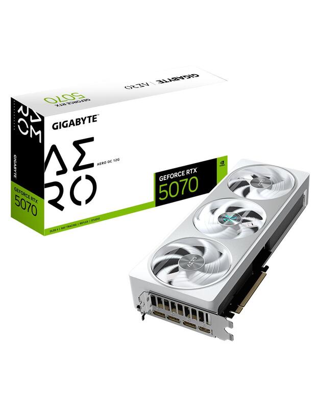 VGA PCIE16 RTX5070 12GB GDDR7/GV-N5070AERO OC-12GD GIGABYTE