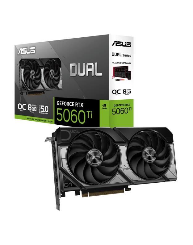 VGA PCIE16 RTX5060TI 8GB/DUAL-RTX5060TI-O8G ASUS
