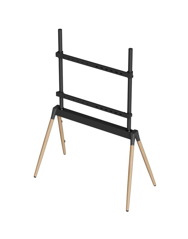 TV SET ACC FLOOR STAND 55-86 /BLK/WOOD TVS-86F-01-BK GEMBIRD