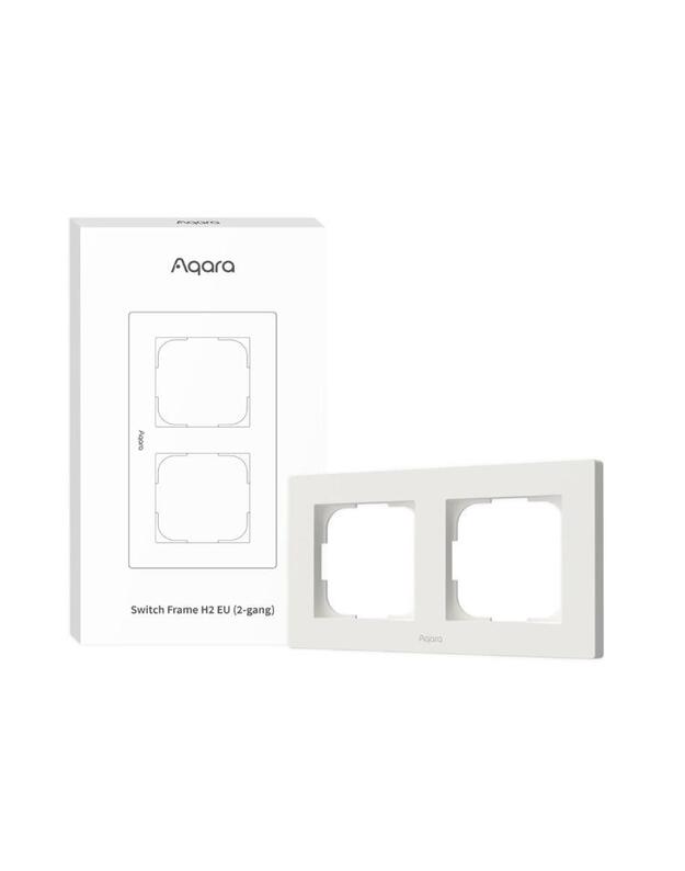 SMART SWITCH FRAME H2 (2-GANG)/WHITE FE-X01D-W AQARA