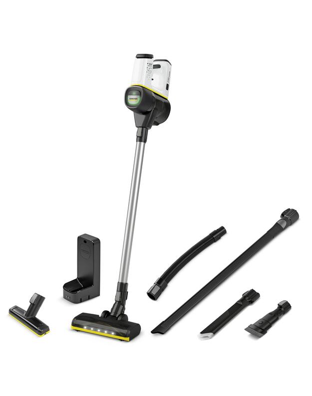 Vacuum Cleaner|KARCHER|Cordless vacuum cleaner VC 6 Cordless ourFamily Car|Upright/Cordless/Car cleaning/Rechargeable/For carpets|Noise 78 dB|White|Weight 2.6 kg|1.198-672.0